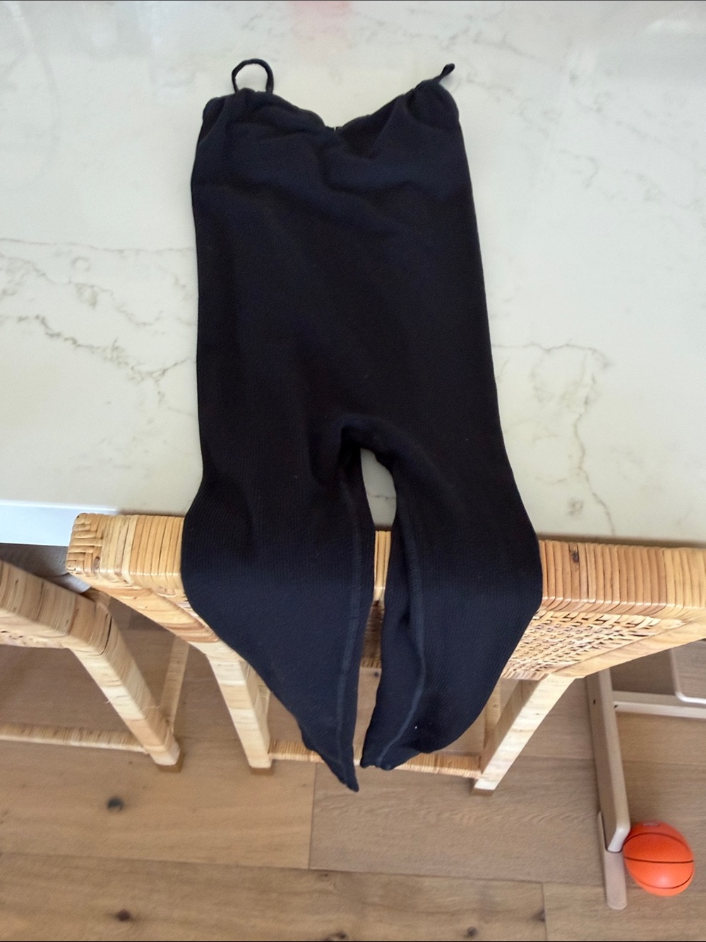 Hatch Black Ribbed Cami Tank